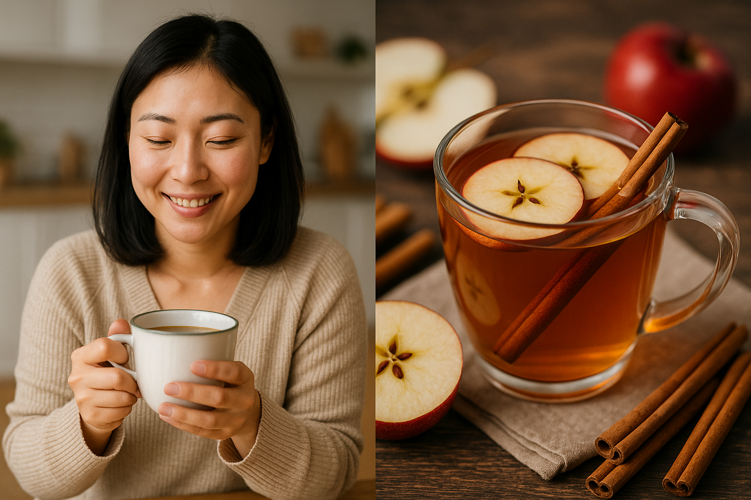 애플시나몬 티 레시피
