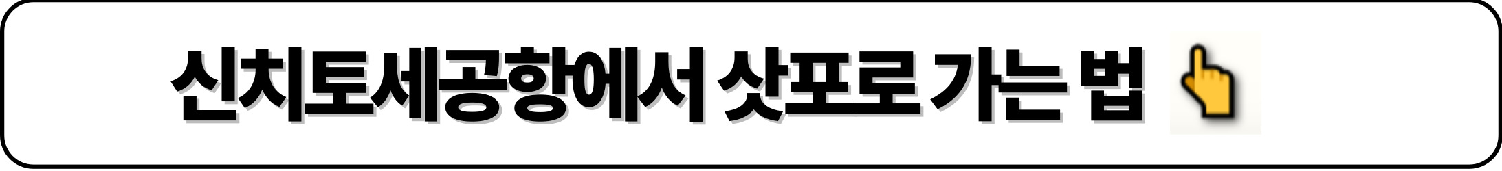신치토세 공항에서 삿포로 가는 법