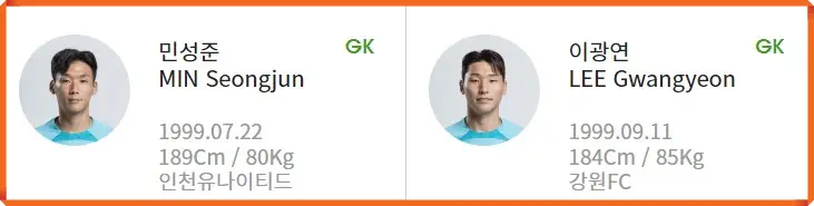 항저우 아시안게임 축구 일정
선수명단