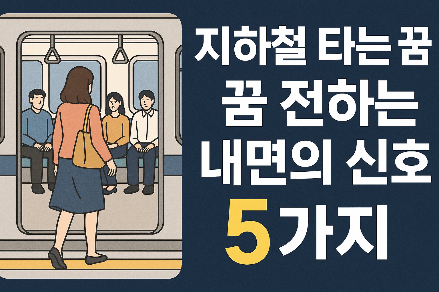 지하철 타는 꿈