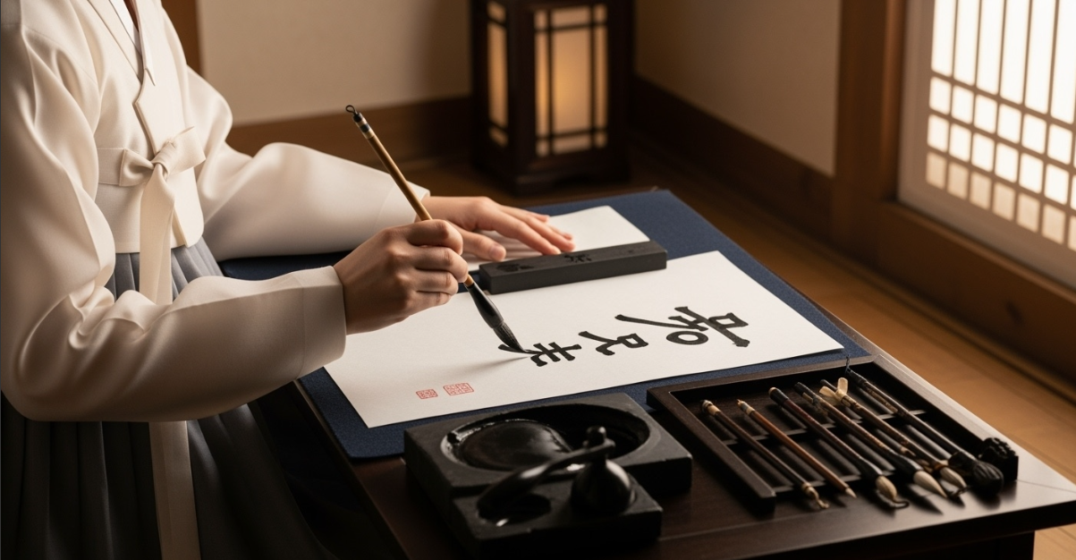 서예 관련 사진