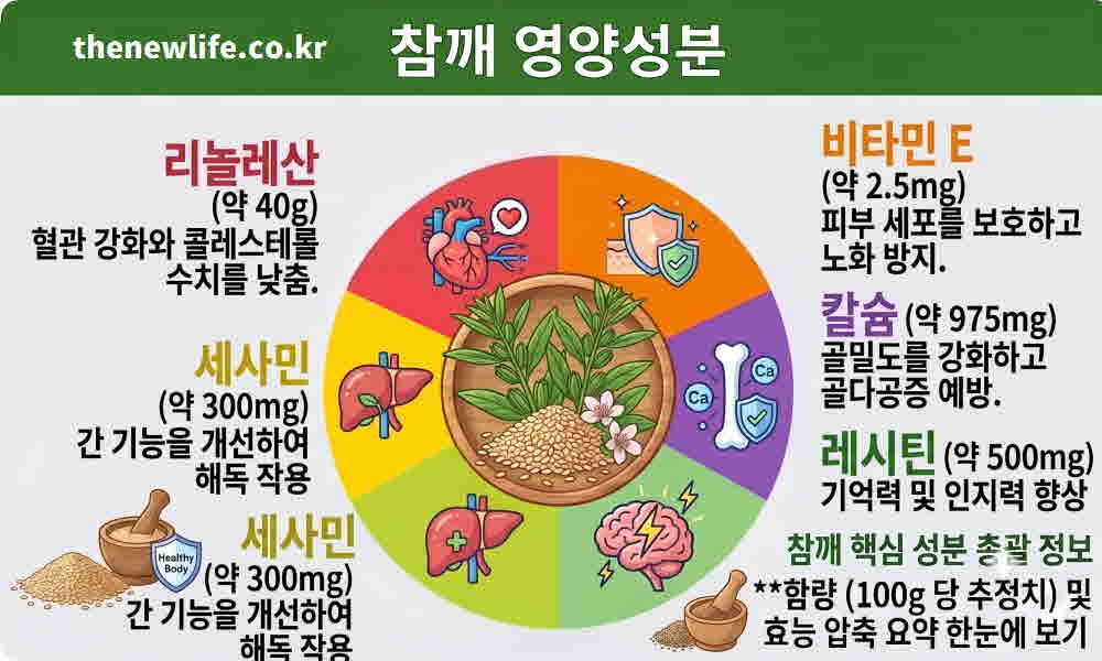 참깨 효능 영양성분