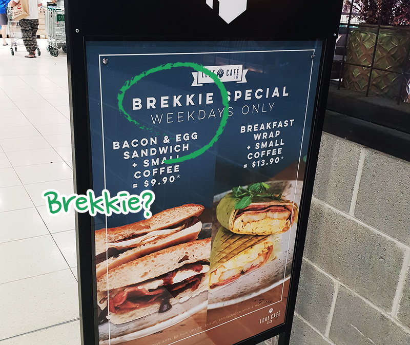 Brekkie란 무슨 뜻일까요?