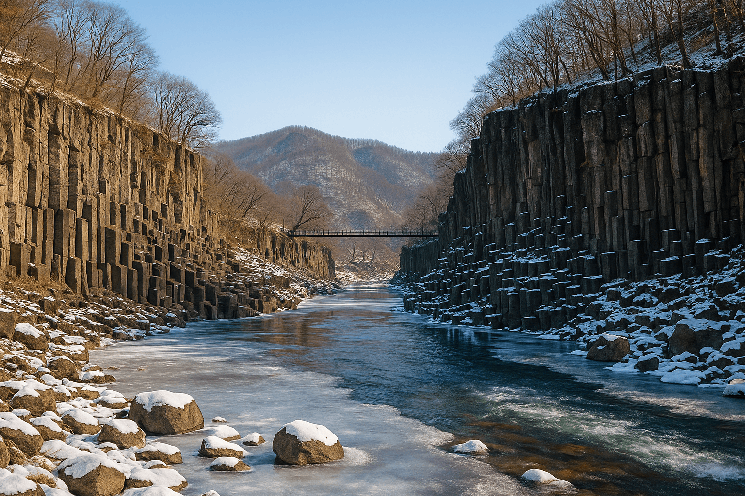 철원 한탄강 주상절리 지질여행, 화산이 만든 강의 협곡을 걷는 시간