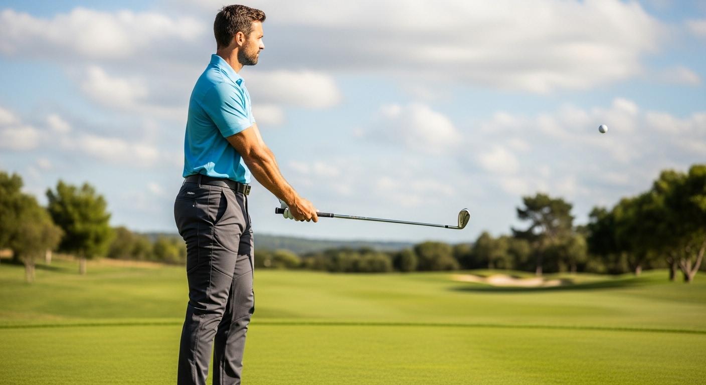 골프 남자패딩바지