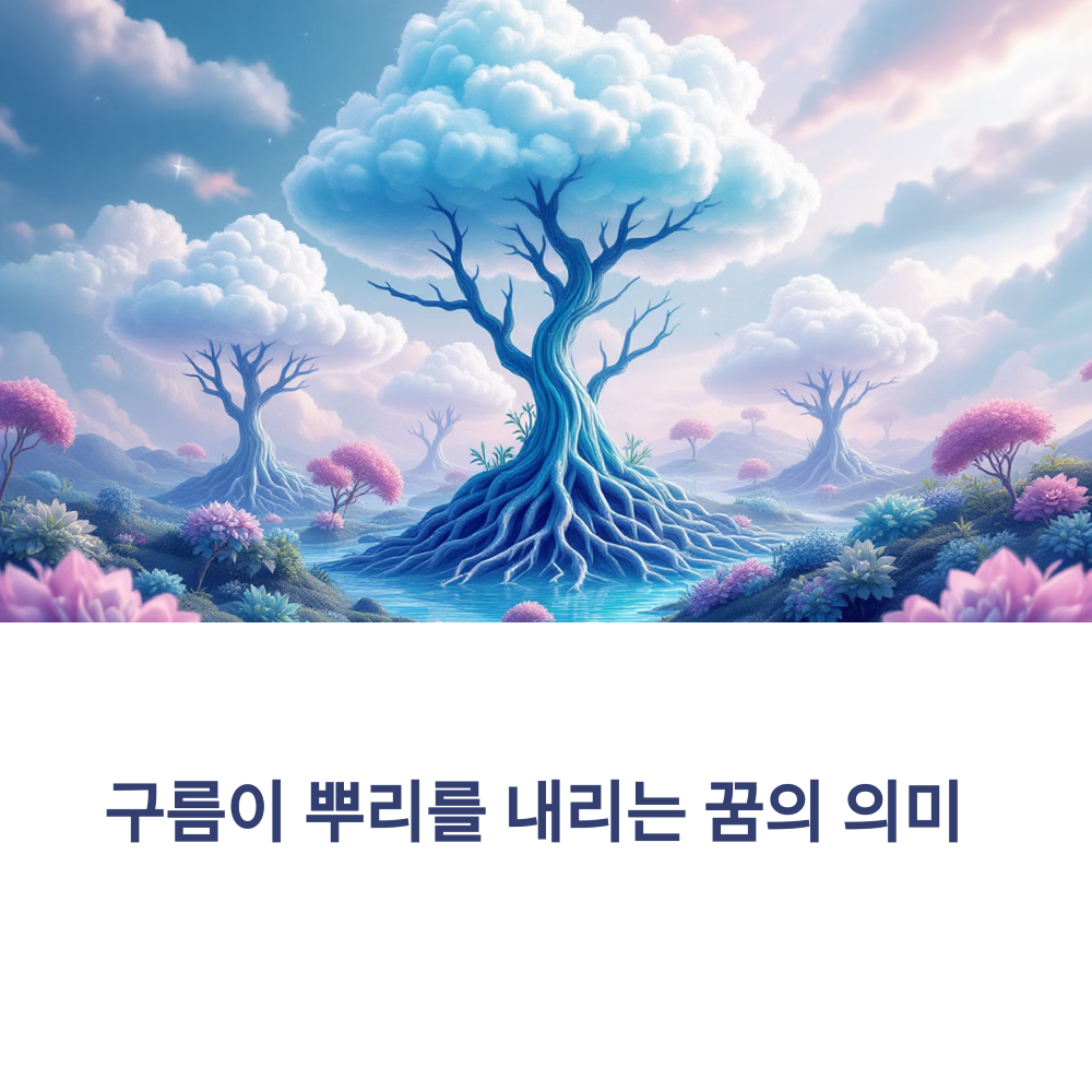 구름이 뿌리를 내리는 꿈