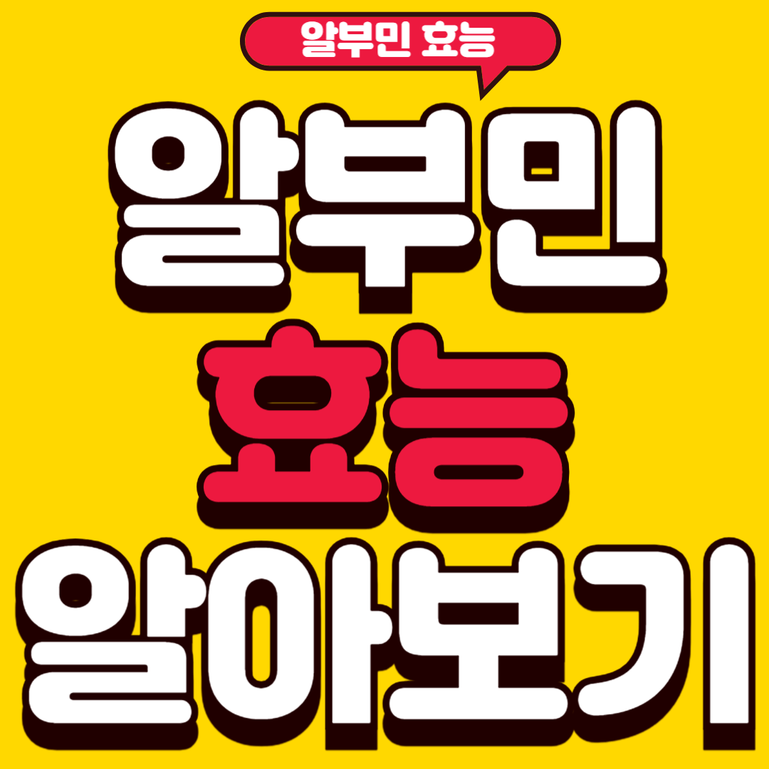 알부민효능