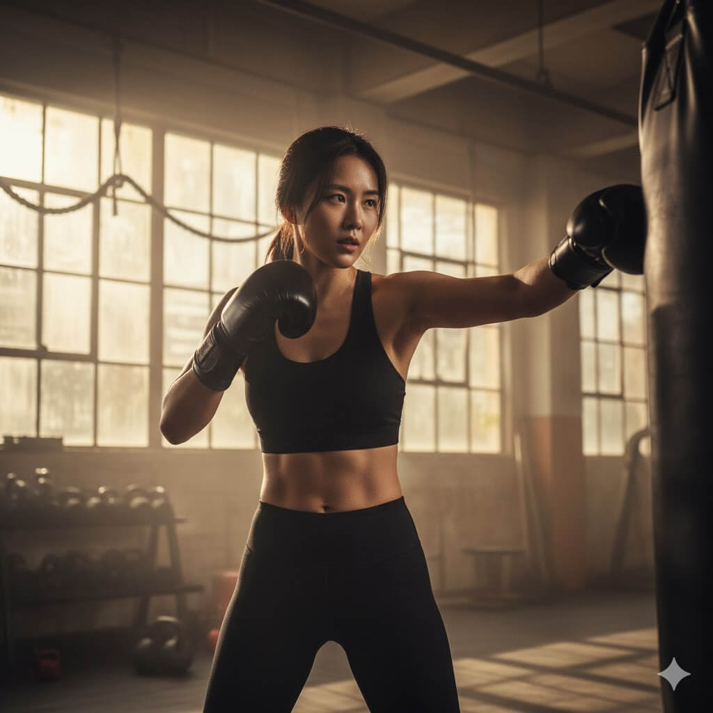 전지현몸매관리&#44;다이어트루틴-복싱