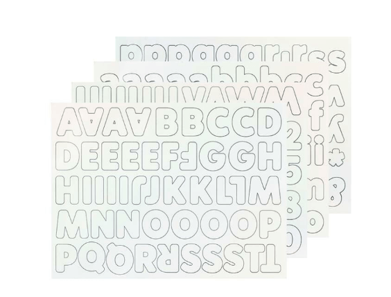 레터링 데코 스티커