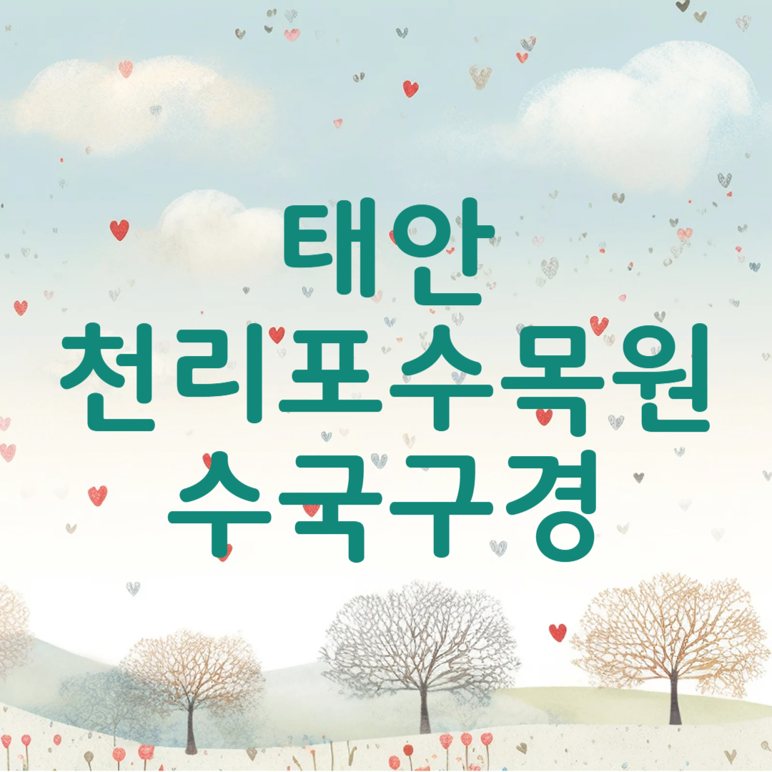 태안 천리포 수목원 수국