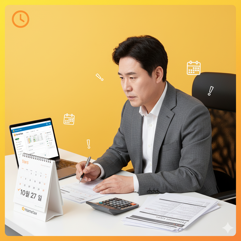 10월 부가세 꼭 확인하세요! 신고&middot;납부 총정리 (출처: 국세청)