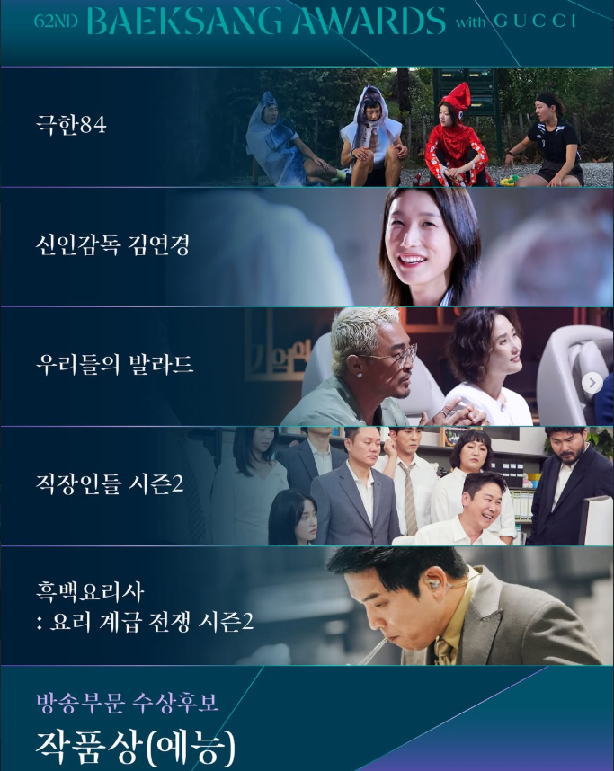 백상예술대상