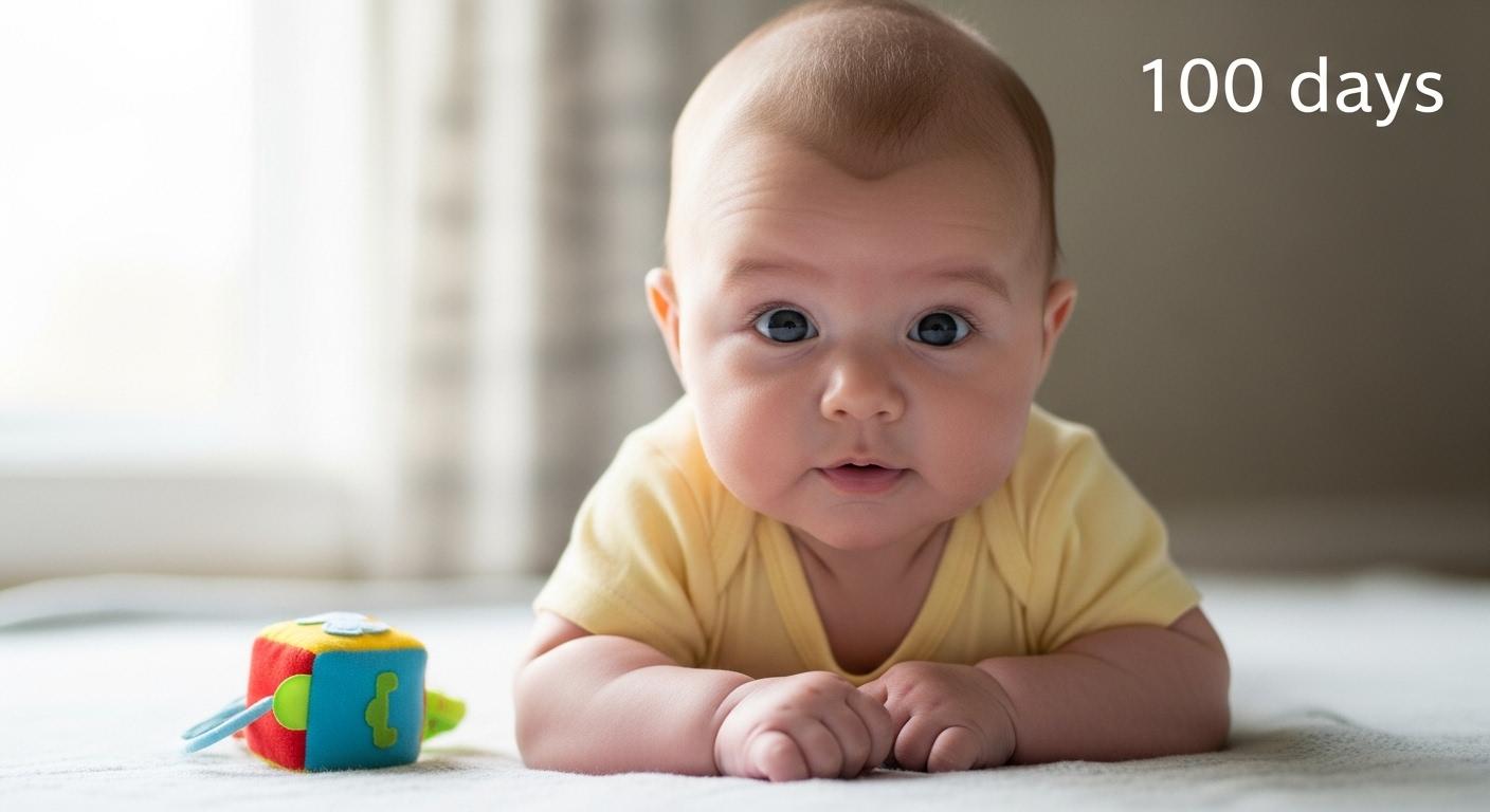 신생아 100일 발달