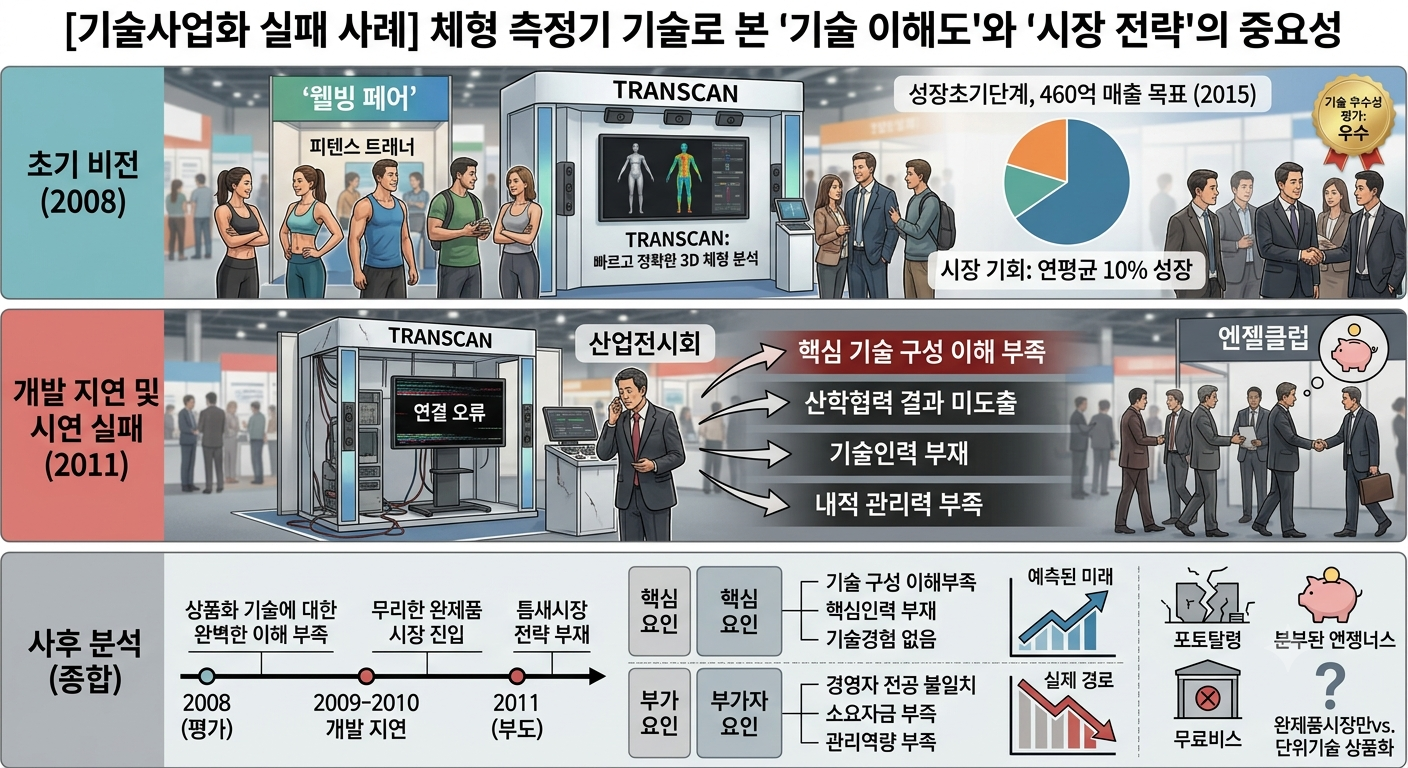 기술사업화 실퍄사례 : 체형측정기