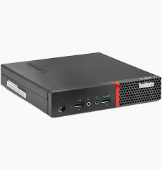 레노버 ThinkCentre 미니PC 블랙 색상