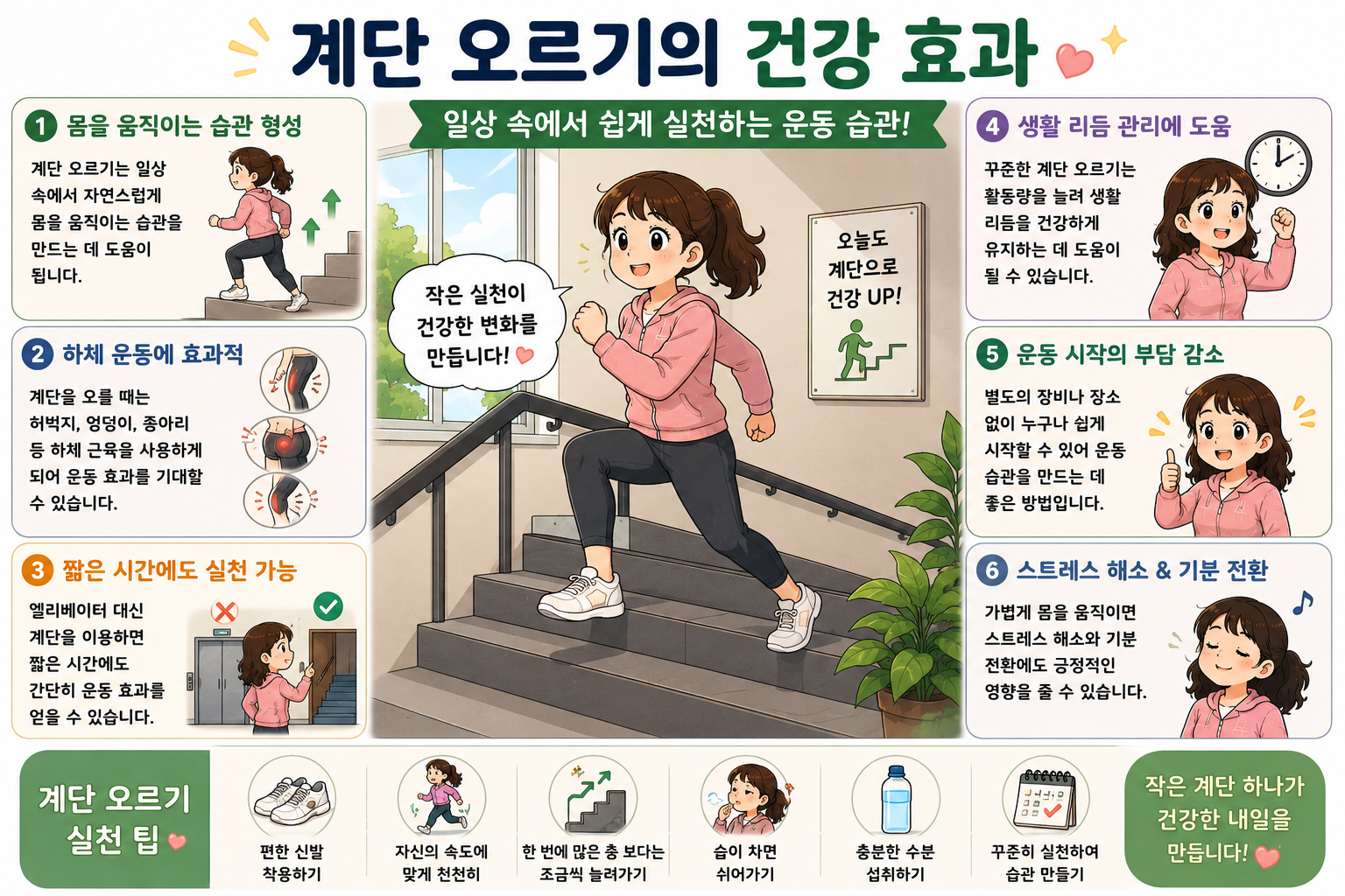 계단 오르기의 건강 효과