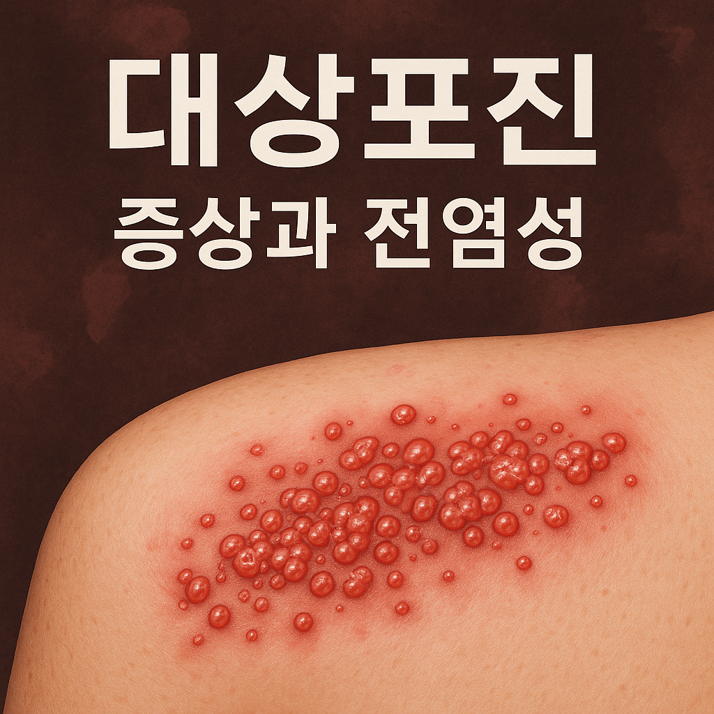 대상포진 증상, 대상포진 점염성