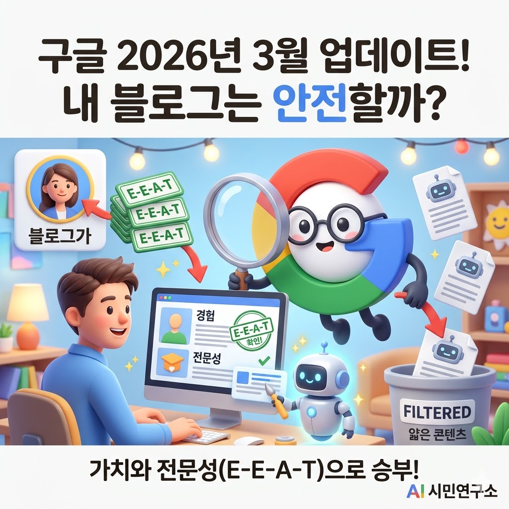 구글 2026년 3월 업데이트 총정리: AI 콘텐츠는 정말 패널티를 받을까?
