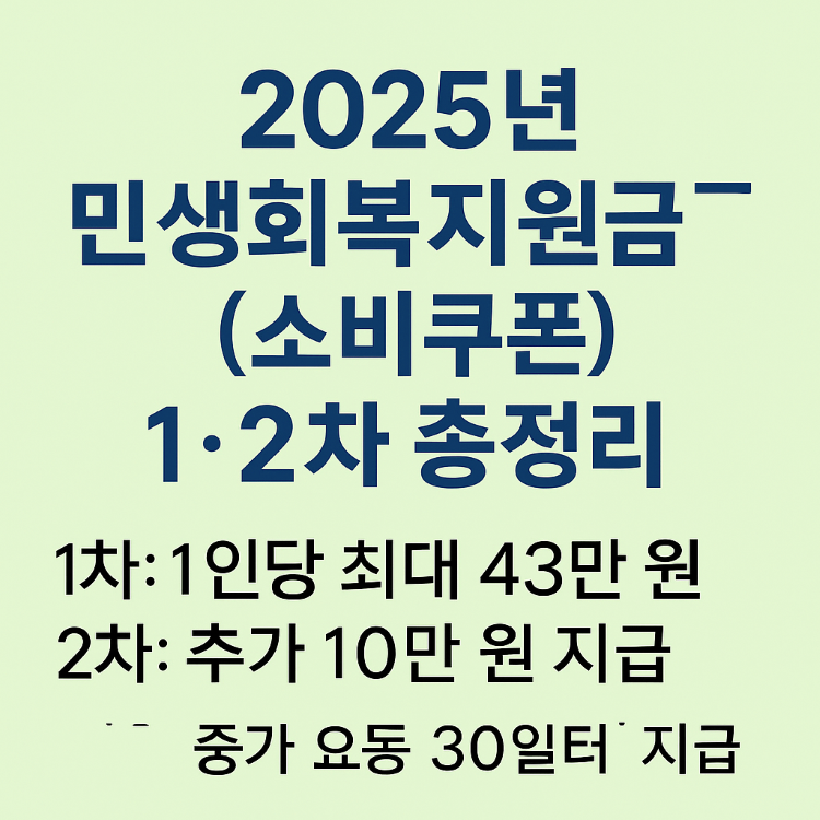 민생회복지원금