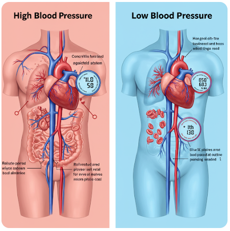고혈압과 저혈압의 차이점