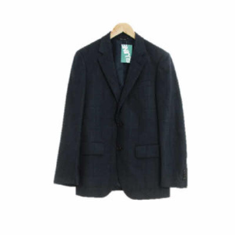 인터메조 수지네 구제 인터메조 네이비 체크 울 블레이저 남자 S 인터메조 intermezzo