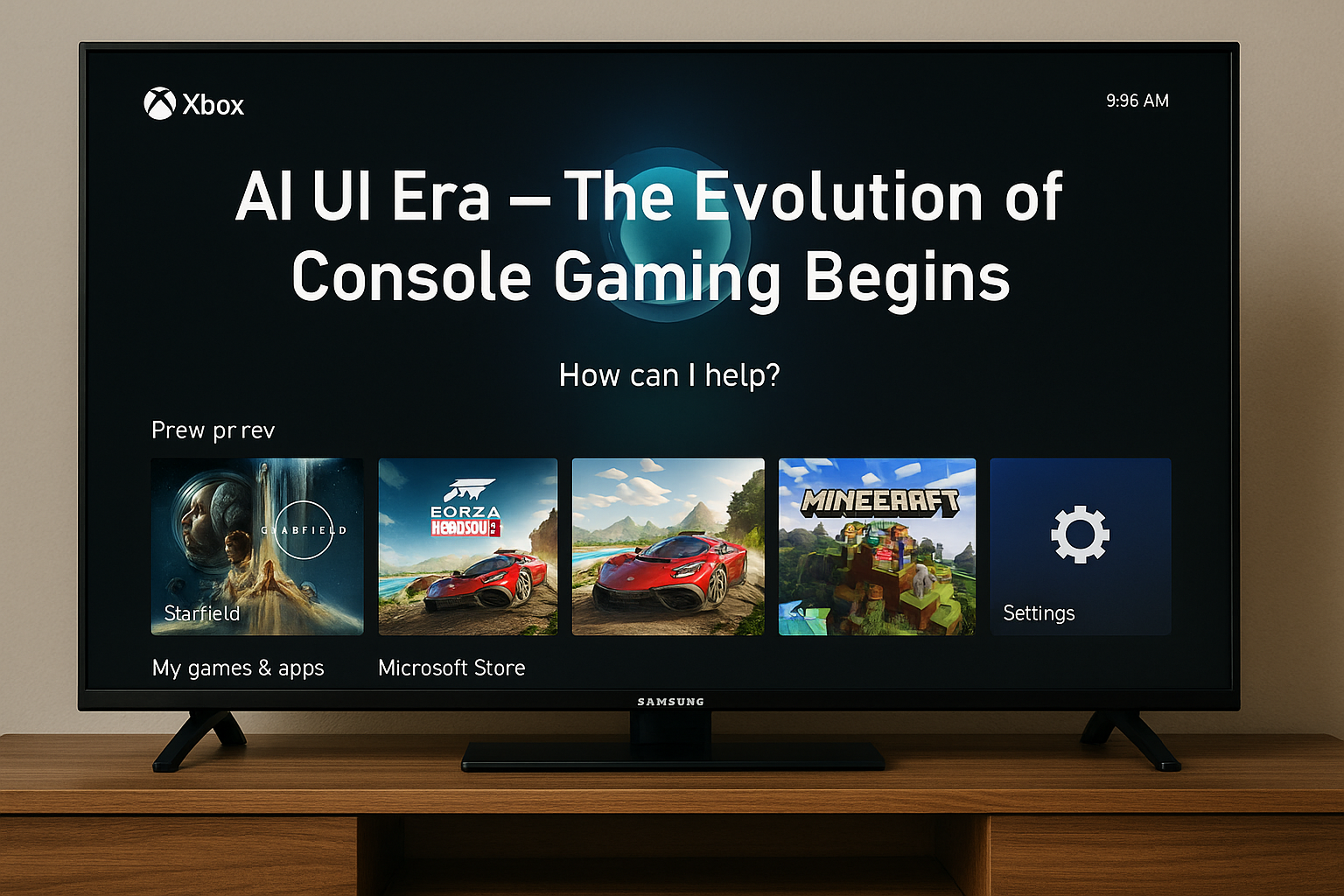 마이크로소프트, Xbox에 AI 중심 ‘Full Screen Experience’ 프리뷰 공개 (출처 = AI 생성이미지)