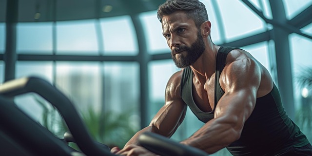 50대이상 남성 근력운동사진