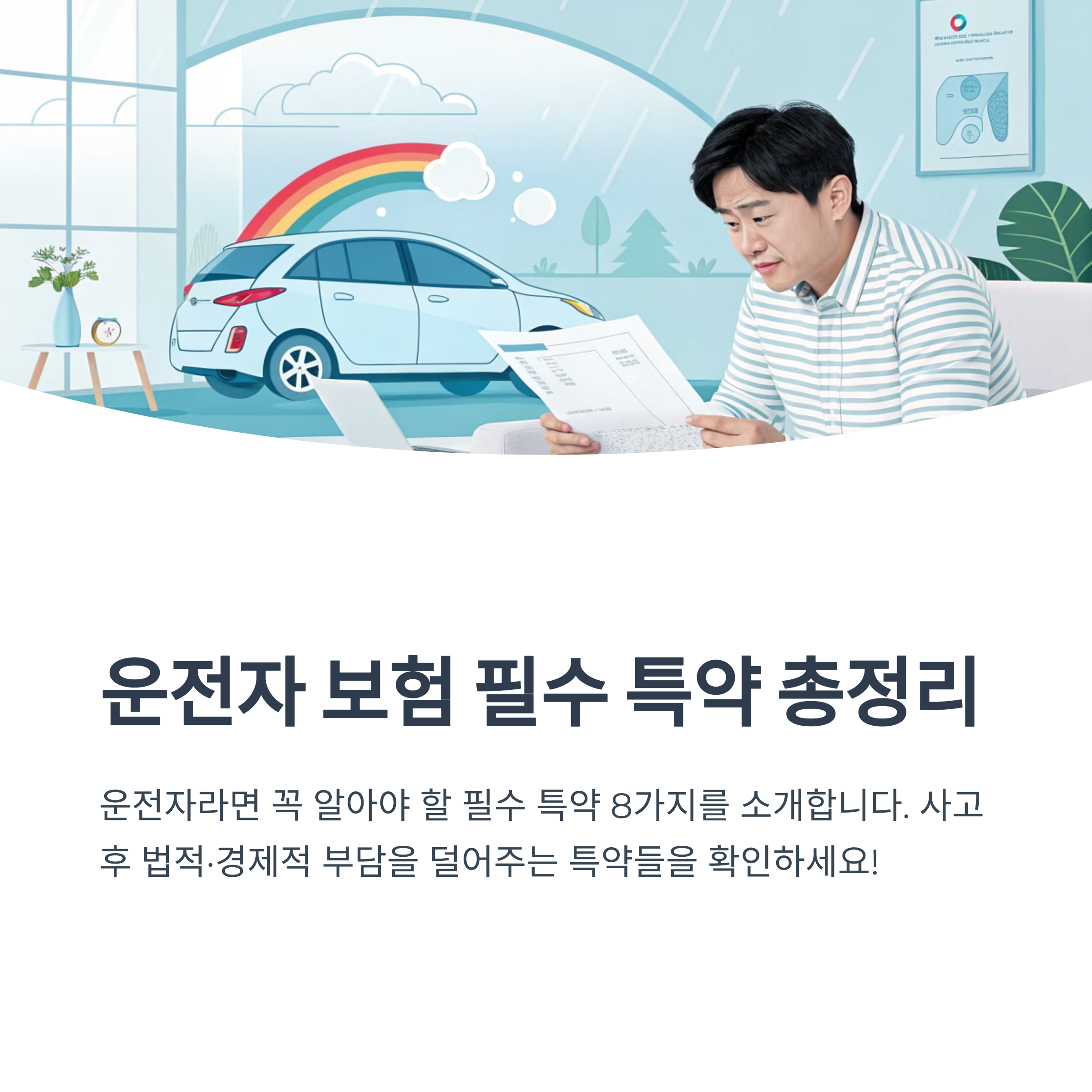 운전자 보험 필수 특약 설명