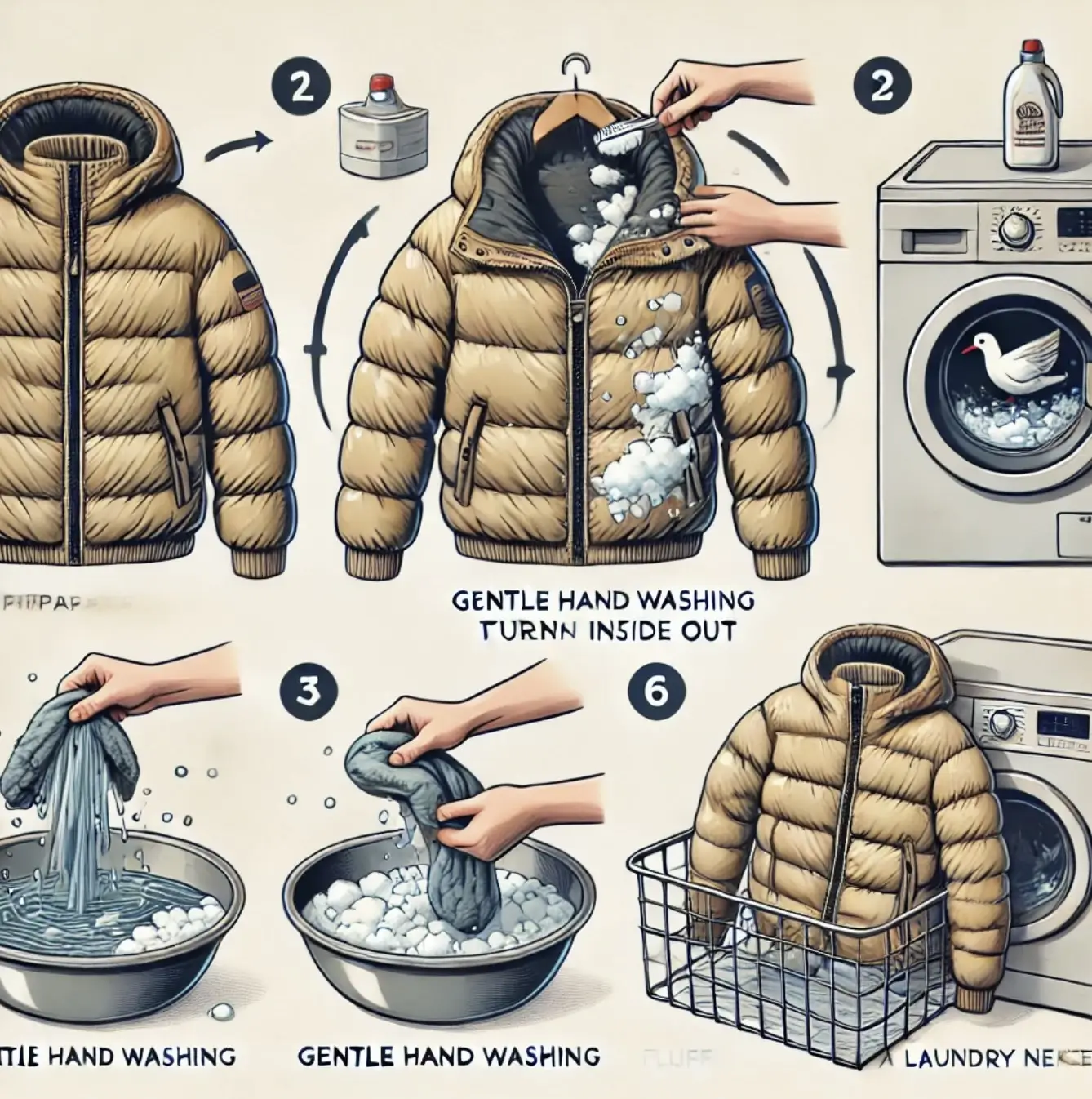 패딩 세탁하는 방법