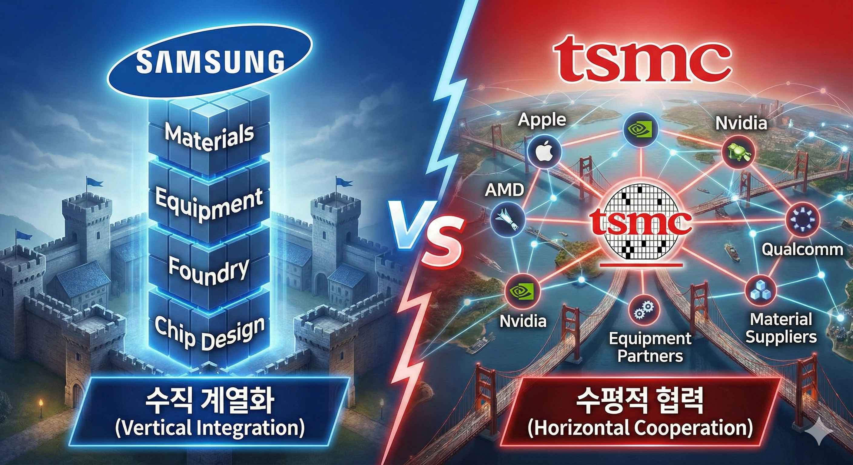 삼성전자 vs tsmc