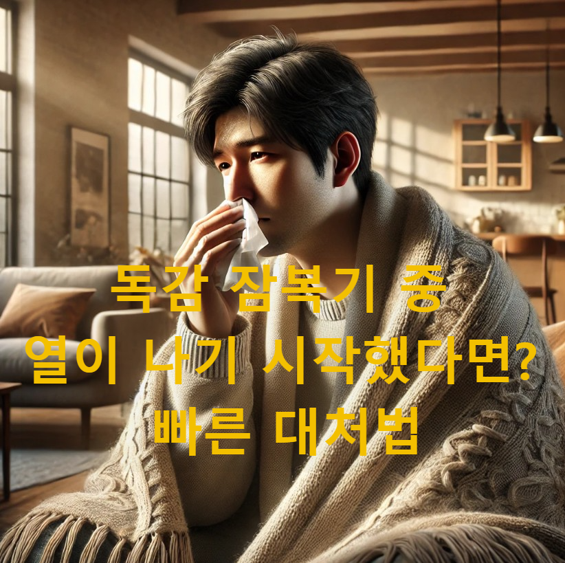 독감 잠복기 중 열이 나기 시작했다면? 빠른 대처법