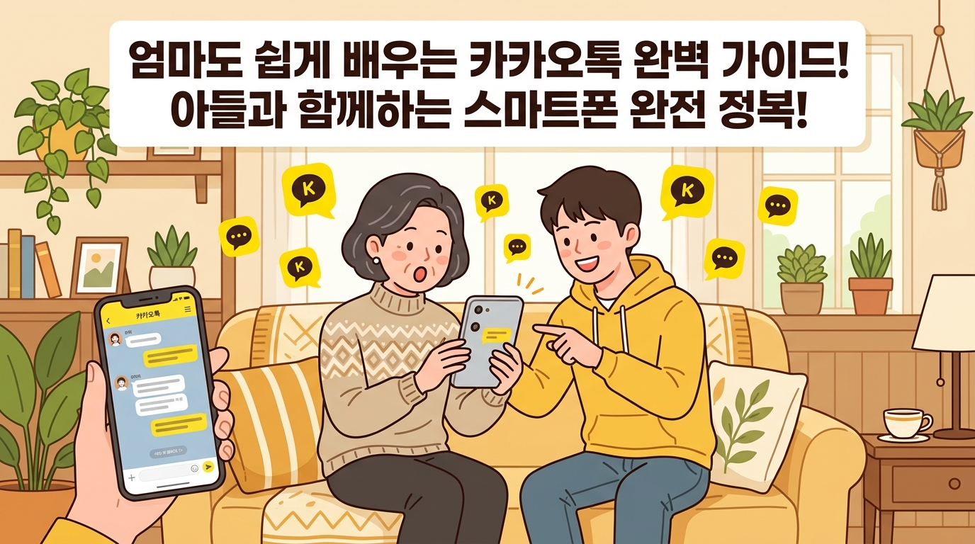 "엄마, 왜 이렇게 불편하게 써?" 
아들한테 혼난 뒤 알게 된 카카오톡 기능 7가지
