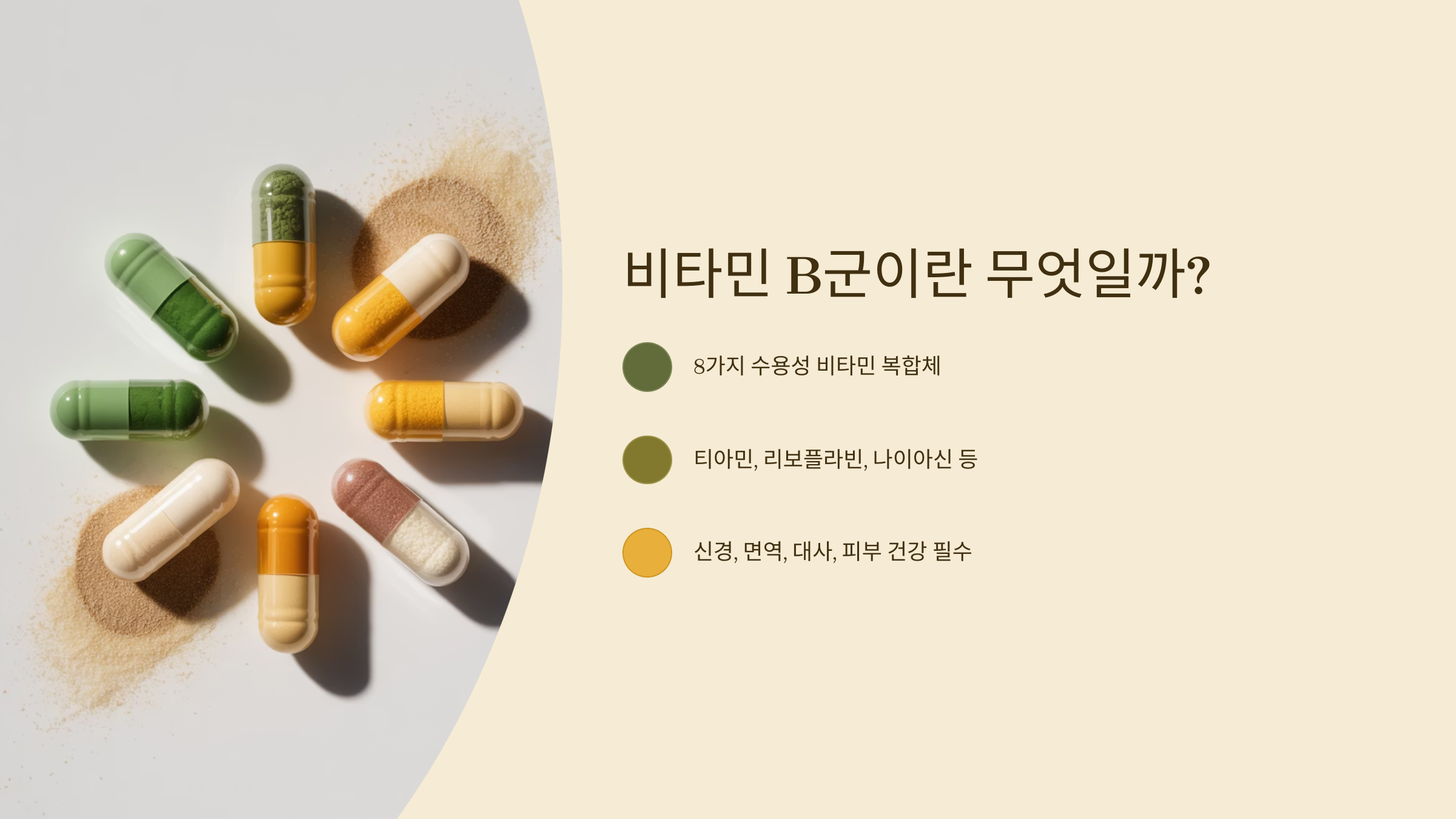 비타민 B군이란 무엇일까?