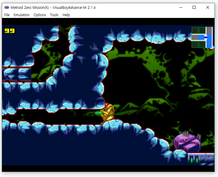 메트로이드 제로 미션 게임화면 3