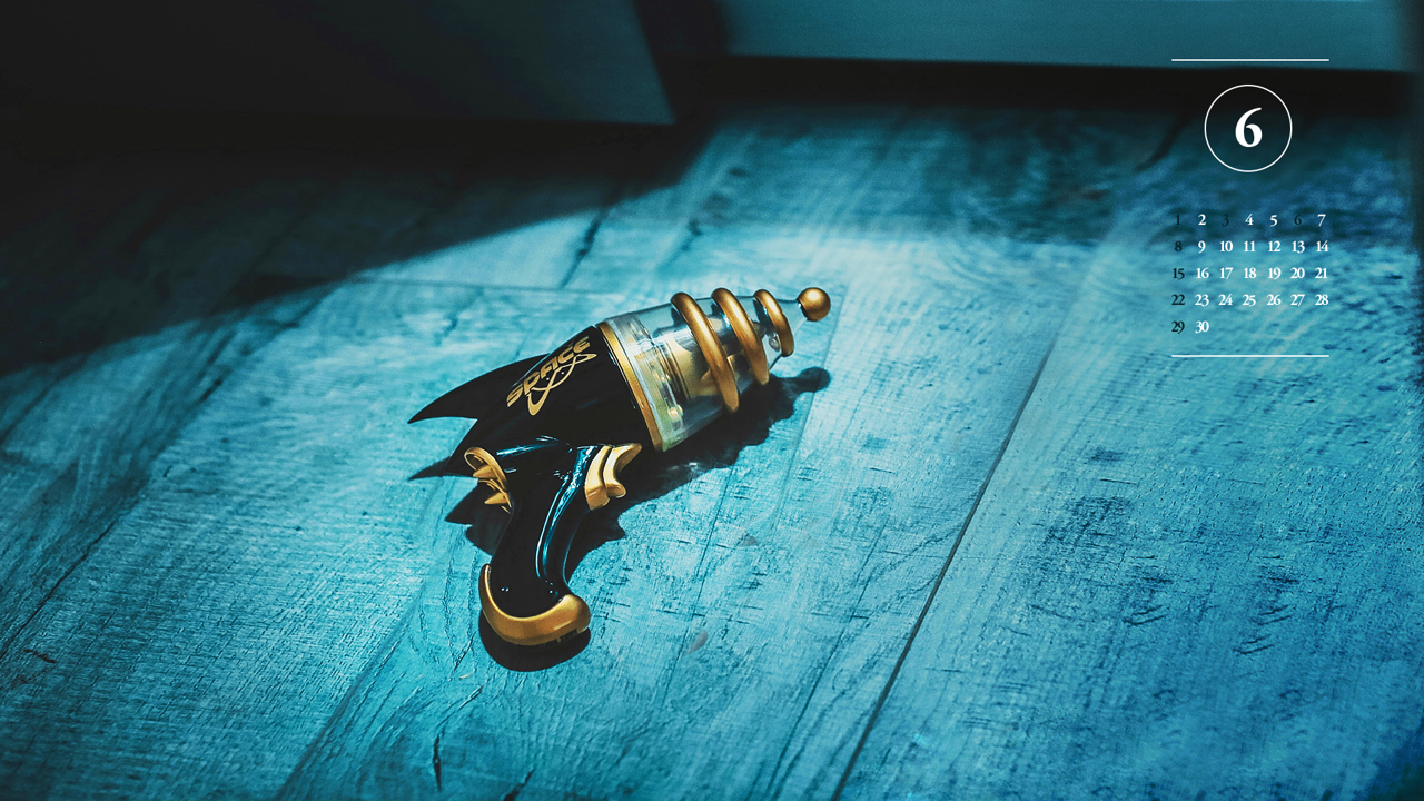 12 장난감 총 A - 2025년6월 노트북배경화면