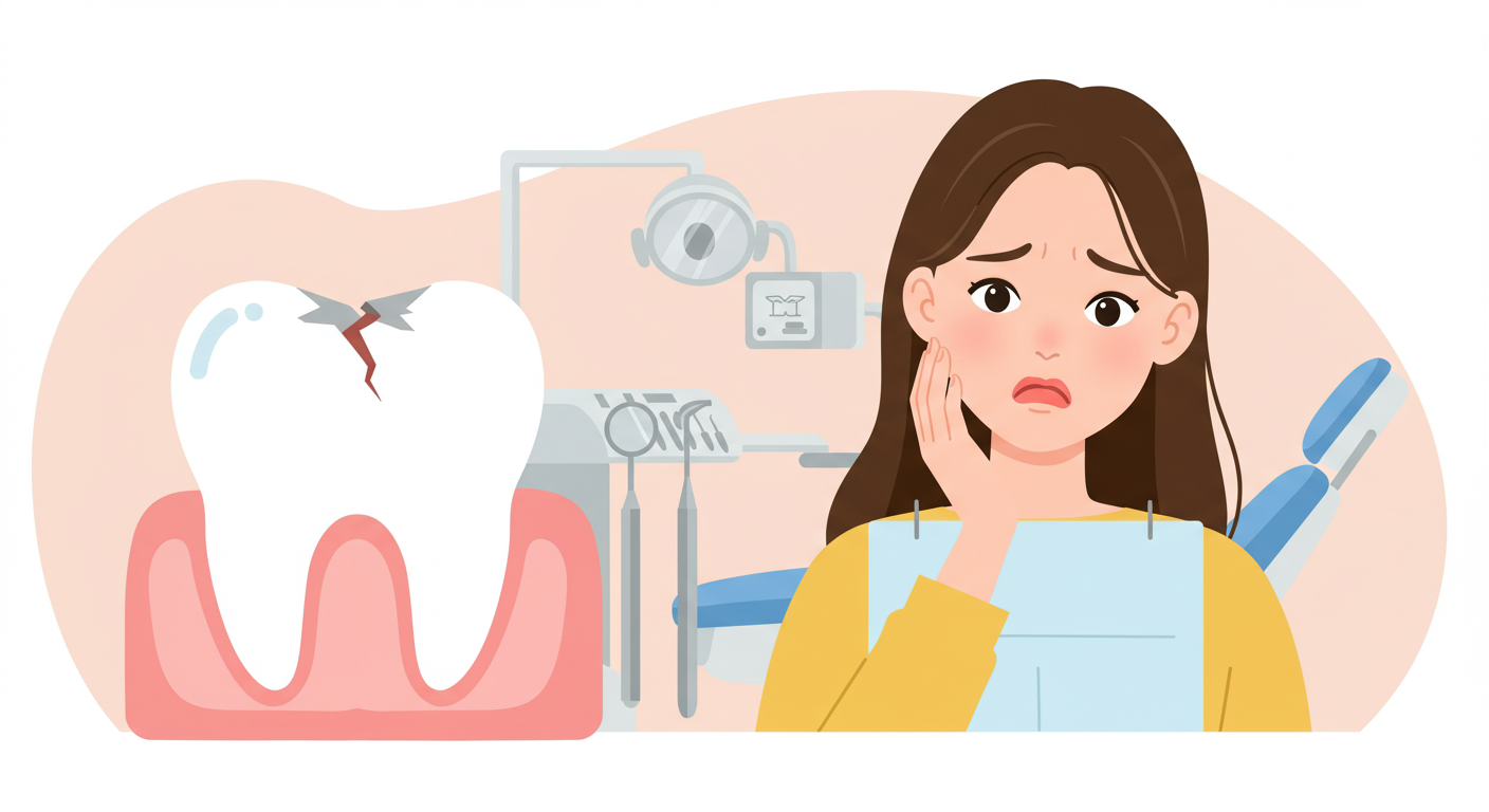 충치가 진행되면 왜 이가 깨질까?