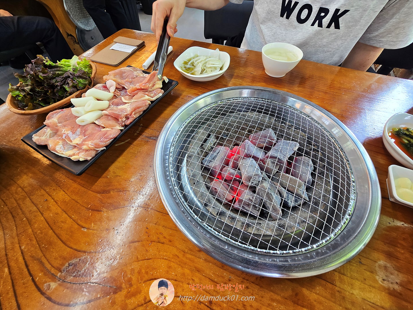 숯불생닭갈비