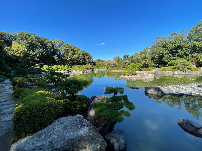 오호리공원 일본정원 연못5