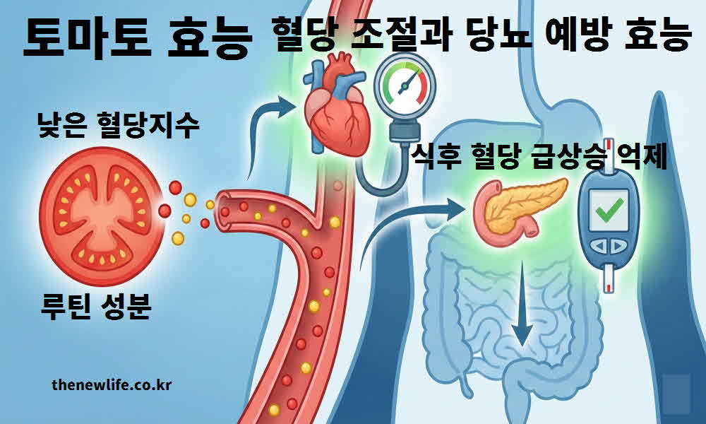 토마토 효능 혈당 조절 당뇨 예방