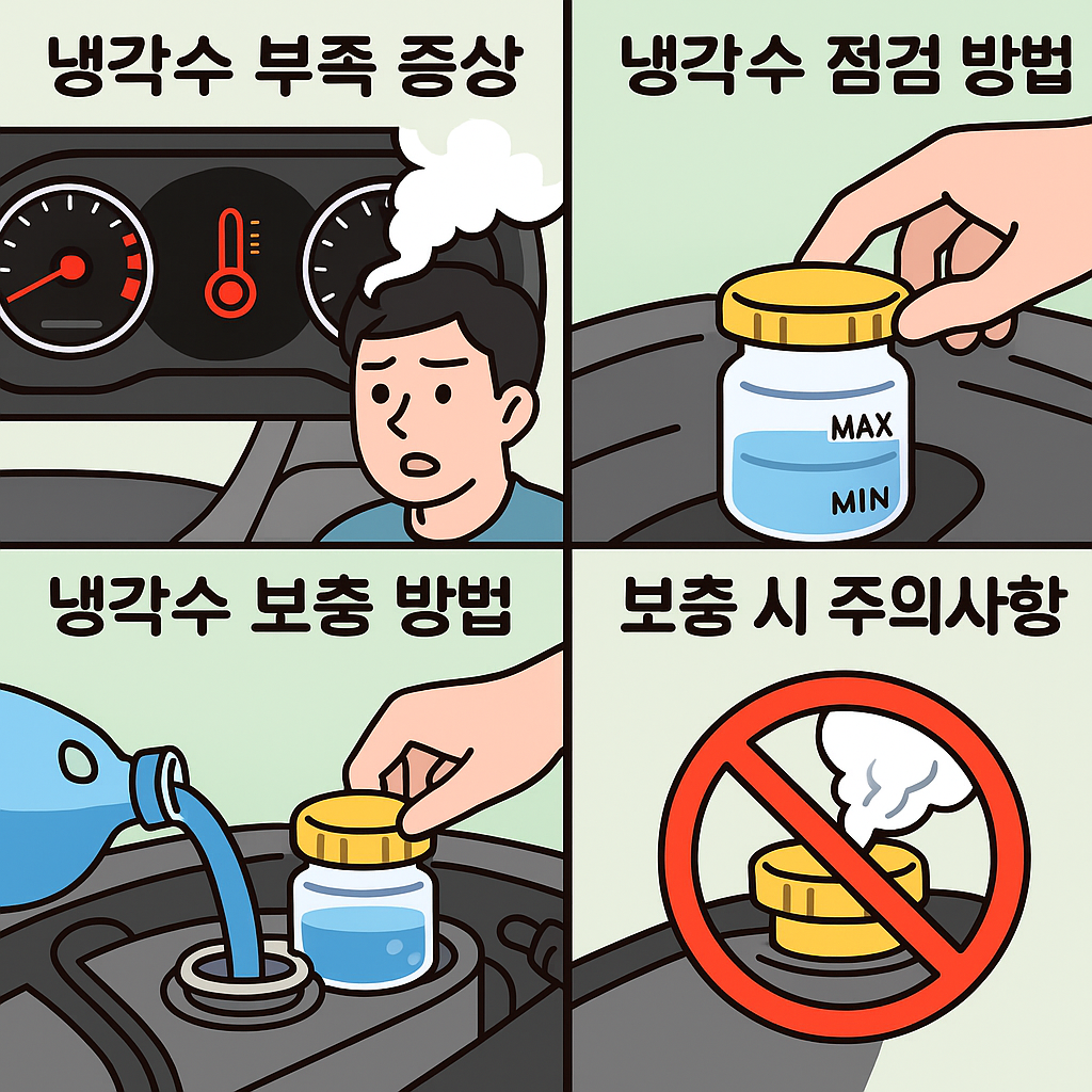 냉각수 보충방법