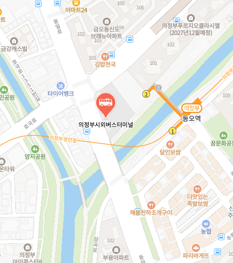 의정부버스터미널 위치