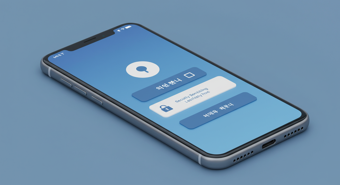 팝업차단, OTP, 생체인증