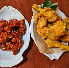 후라이드-닭강정