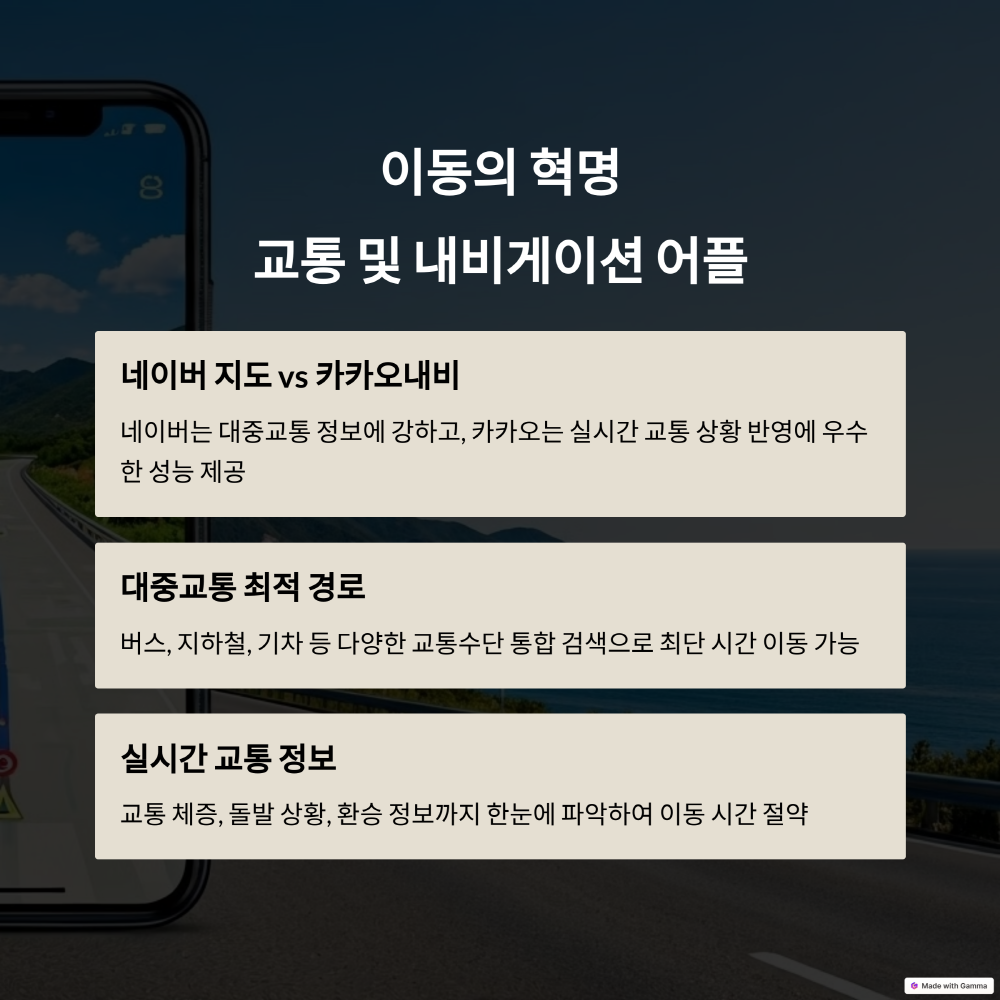 교통 내비 어플