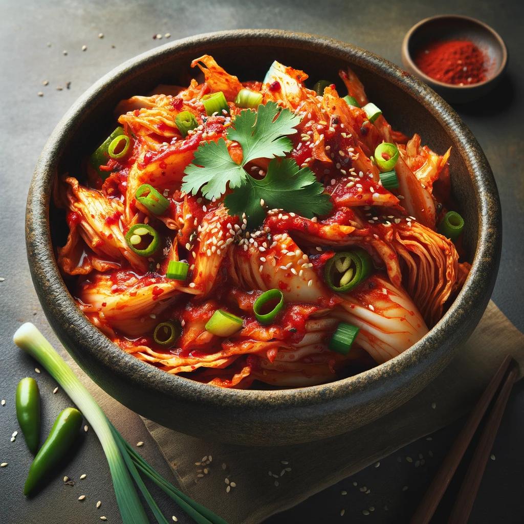 즉석 알배추 겉절이 김치