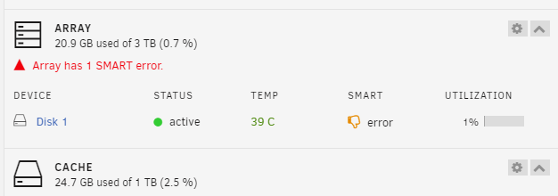 💾언레이드 하드,SSD SMART오류 해결하기