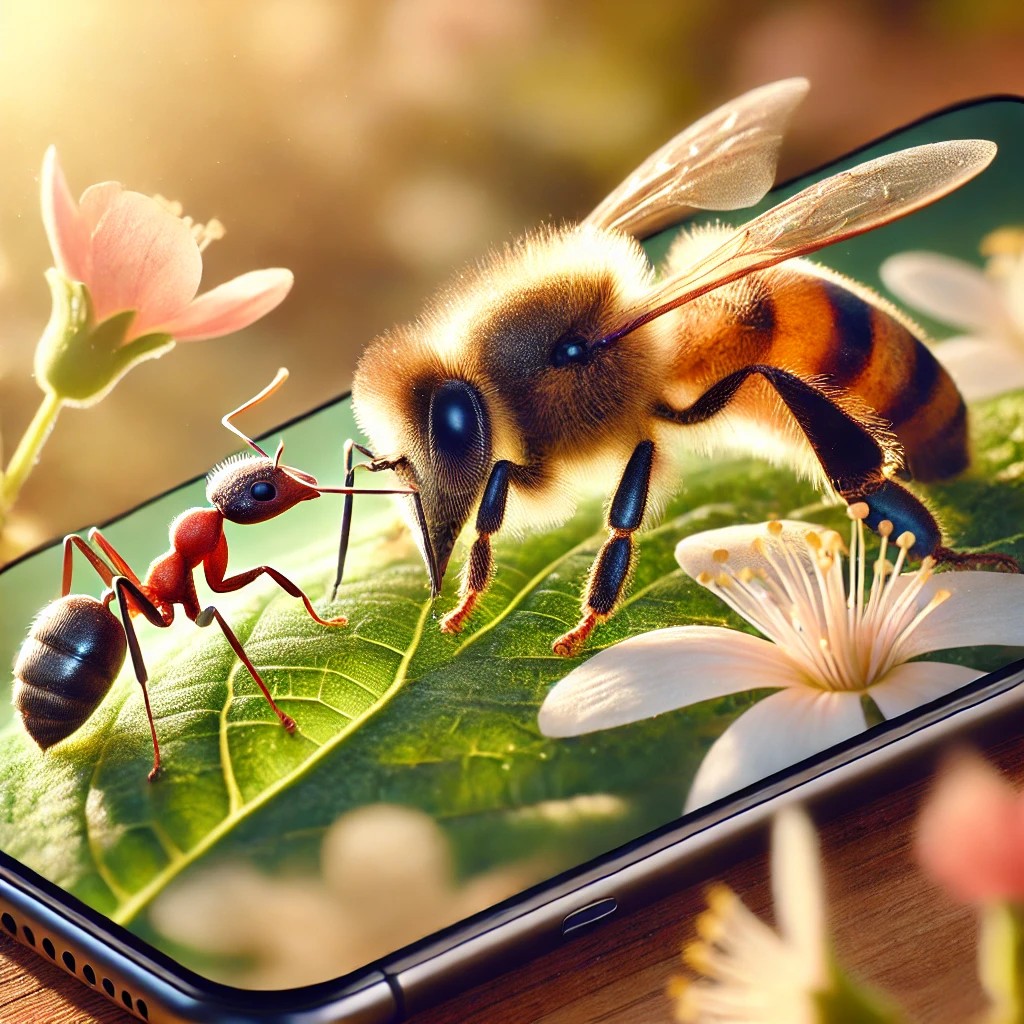 개미와 벌의 차이점은?