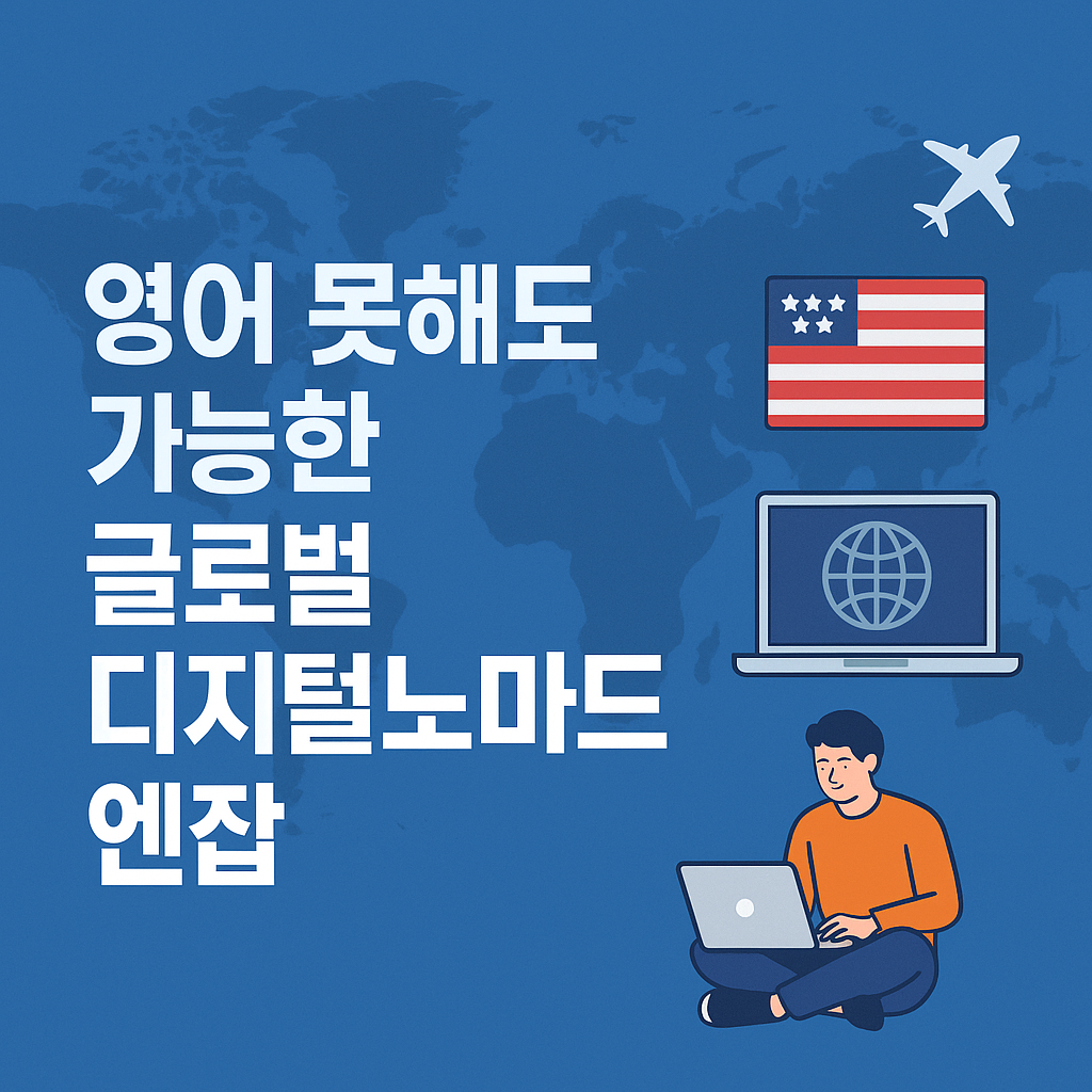 영어 못해도 가능한 글로벌 디지털노마드 엔잡(N잡)