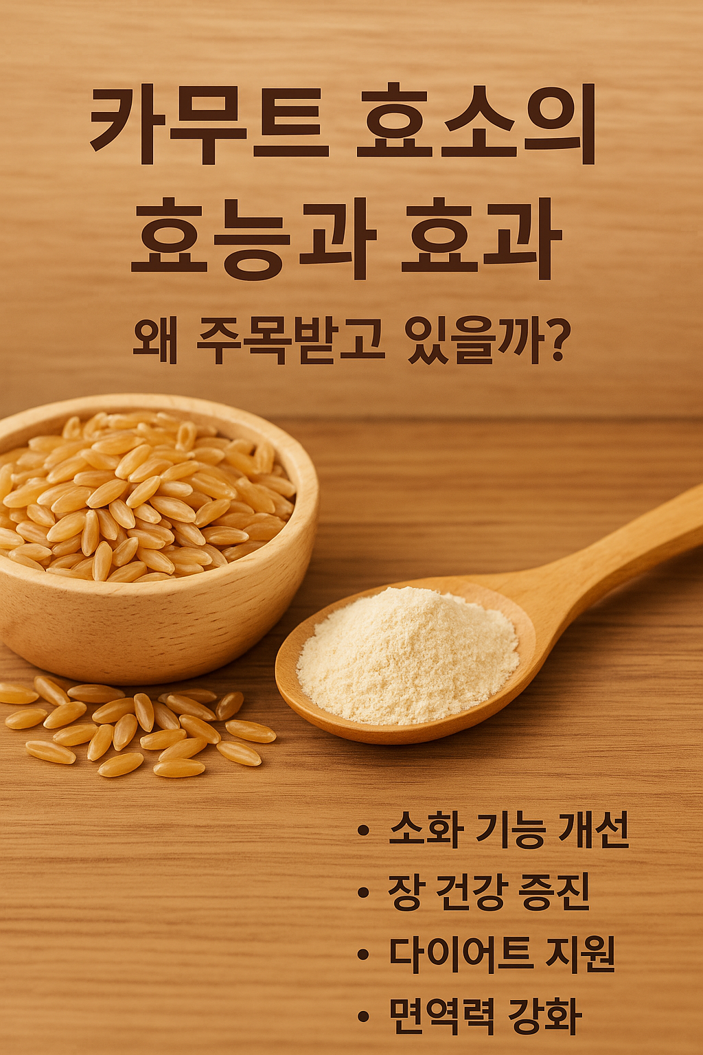 카무트 효소의 효과