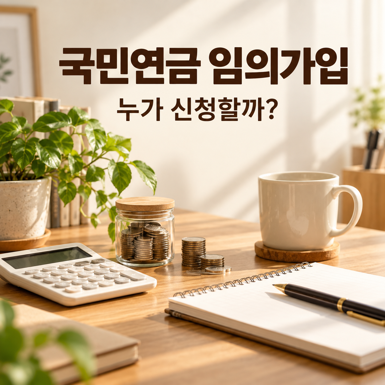 국민연금 임의가입 신청방법 대표 이미지